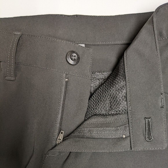 Eddie Bauer Pants Women 2 Athletic Outdoors Adventurer Drawcord Cuff Capri Black - Picture 6 of 10